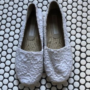 Stella McCartney espadrilles white lace pattern, no longer sold